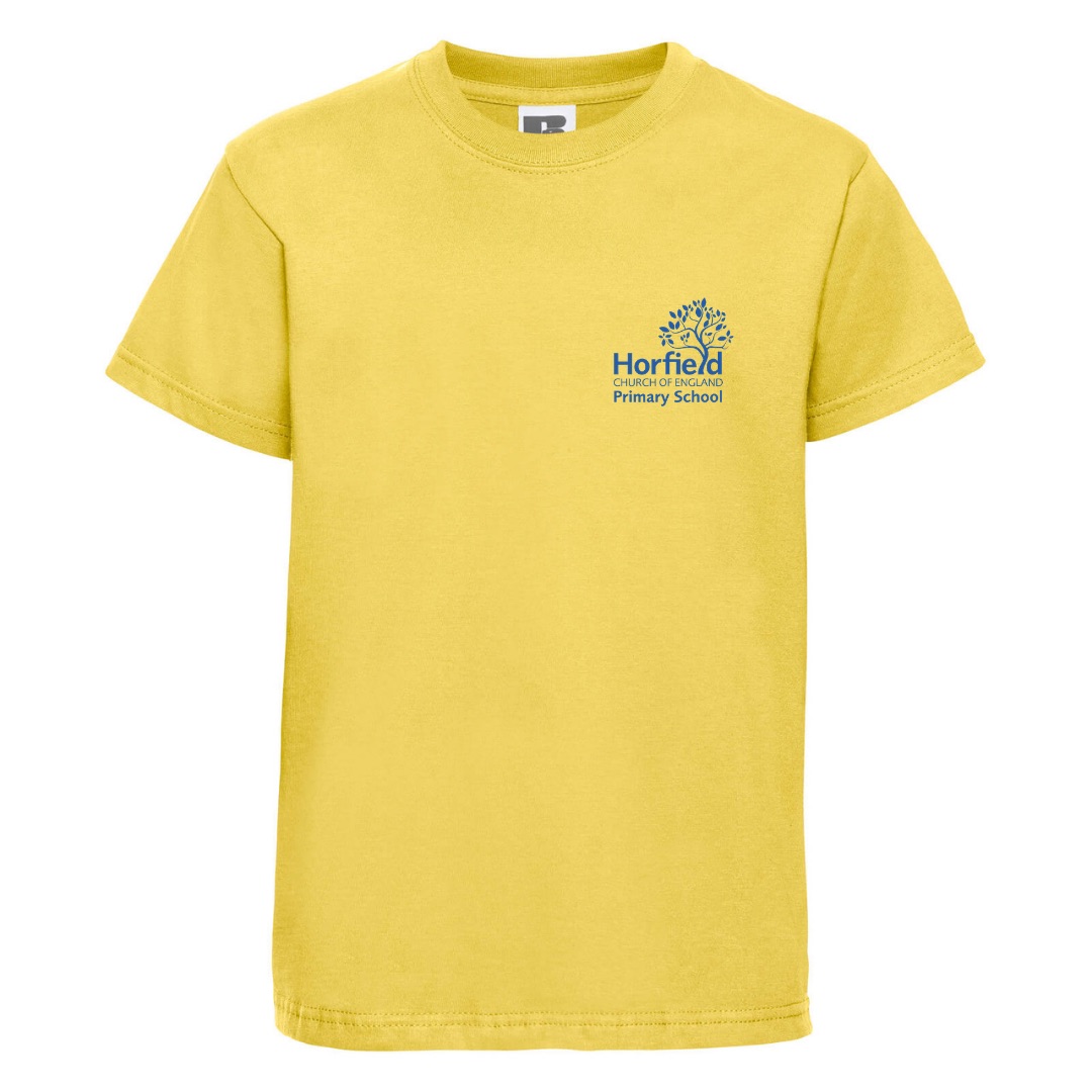 Yellow house PE t-shirt - age 15/16