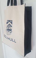 Canvas bag with school crest