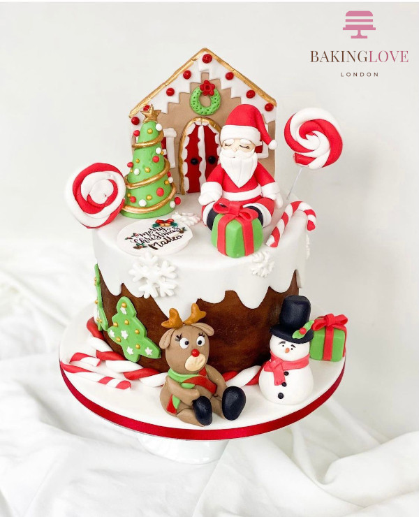 Bespoke Christmas Cake from Baking Love