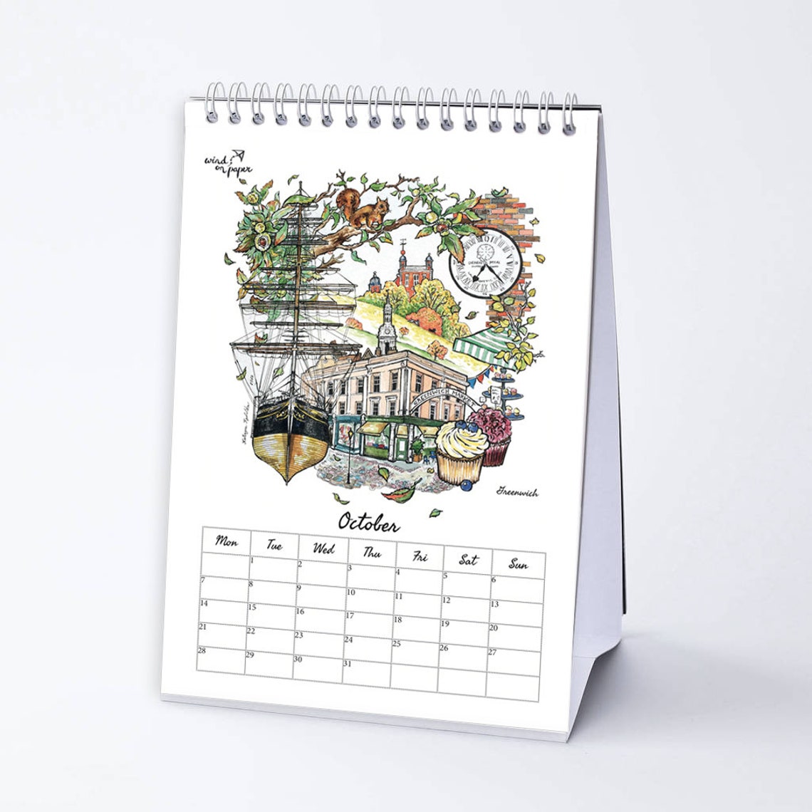 2022 Illustrated London Calendar