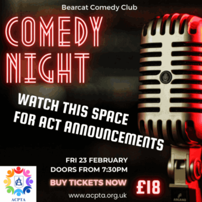 ACPTA presents: Bearcat Comedy Night 2024