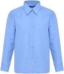 Blue shirt (long sleeved) (Generic) 11-12 years