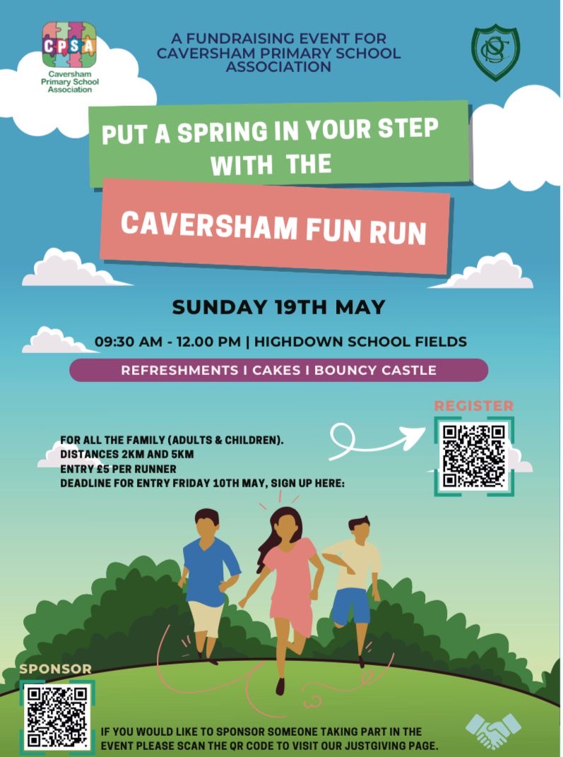 Caversham Primary School Fun Run 2024