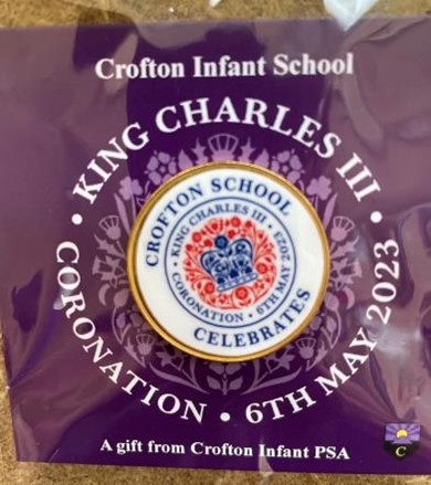 King Charles Coronation Pin