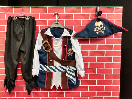 Pirate Captain outfit age 5-6