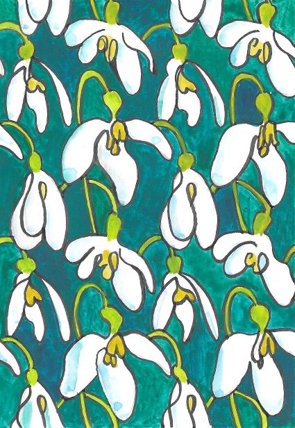 Auction Lot 68: Snowdrops in Spring