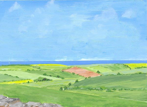 Auction Lot 32: View to Lyme Bay from Goulds Hill