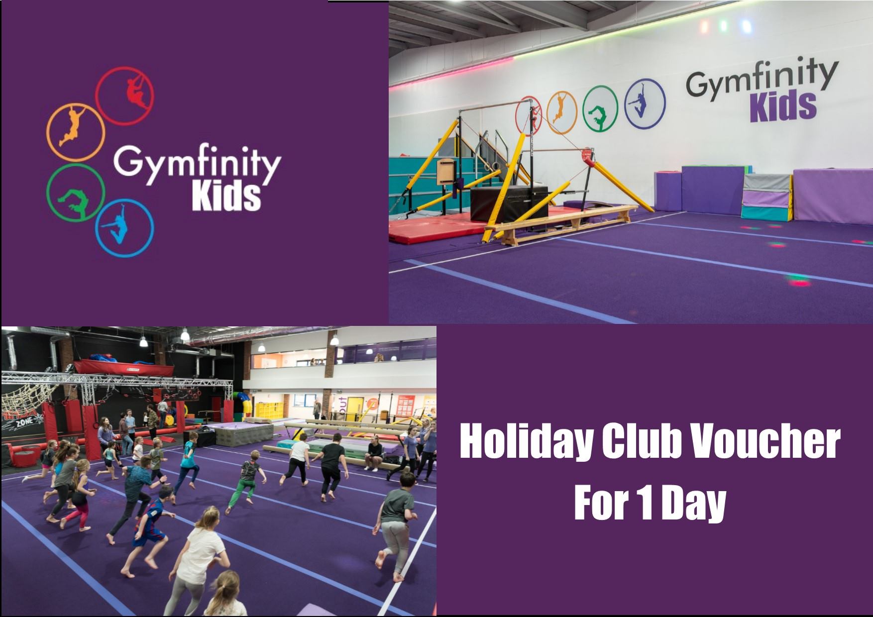 Gymfinity Kids Holiday Club Voucher