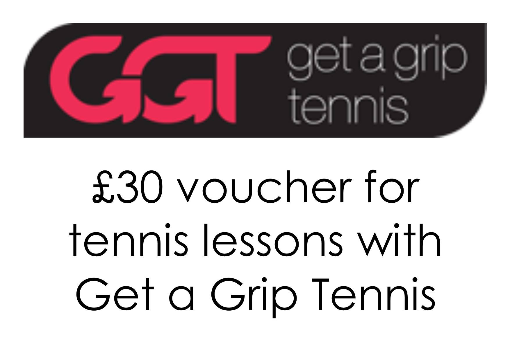 Get a Grip Tennis Lessons - £30 voucher
