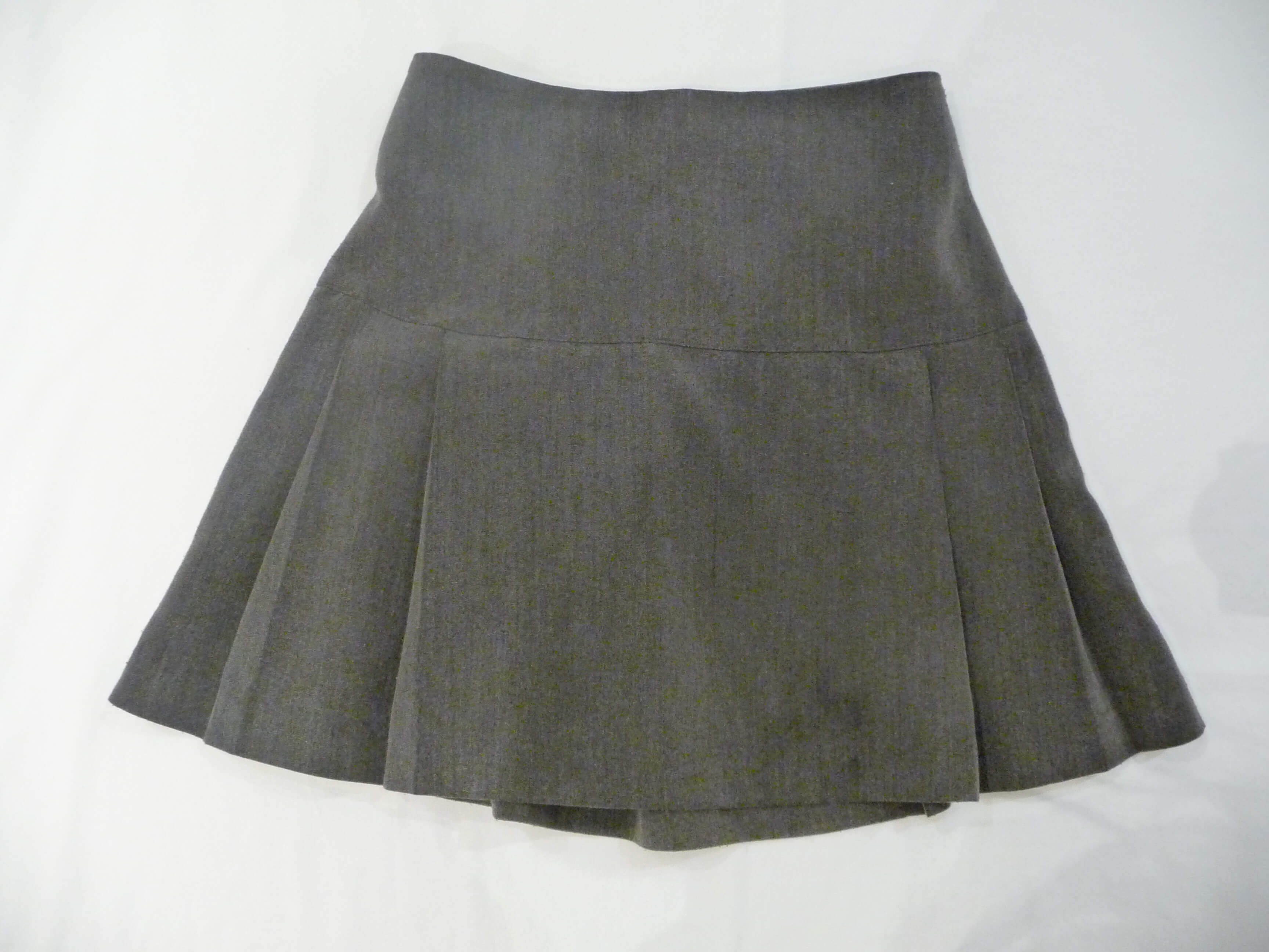 Girls' School Skirt Grey, Pack of 2 - AGE 4-5