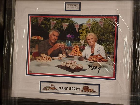 Exclusive Signed Framed Photograph of Mary Berry and Paul Hollywood - GBBO