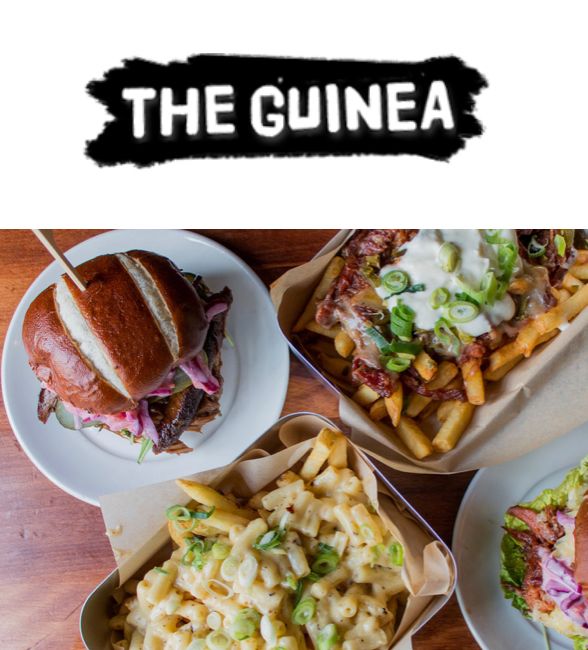 Voucher for a meal at the Guinea pub 