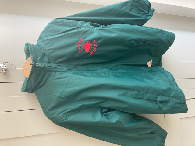 Green Maple Showerproof Reversible Jacket