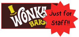 1 Wonka Bar for Staff