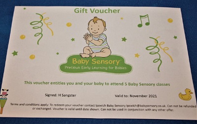 5 Baby sensory classes - Sponsored by Ipswich Baby Sensory