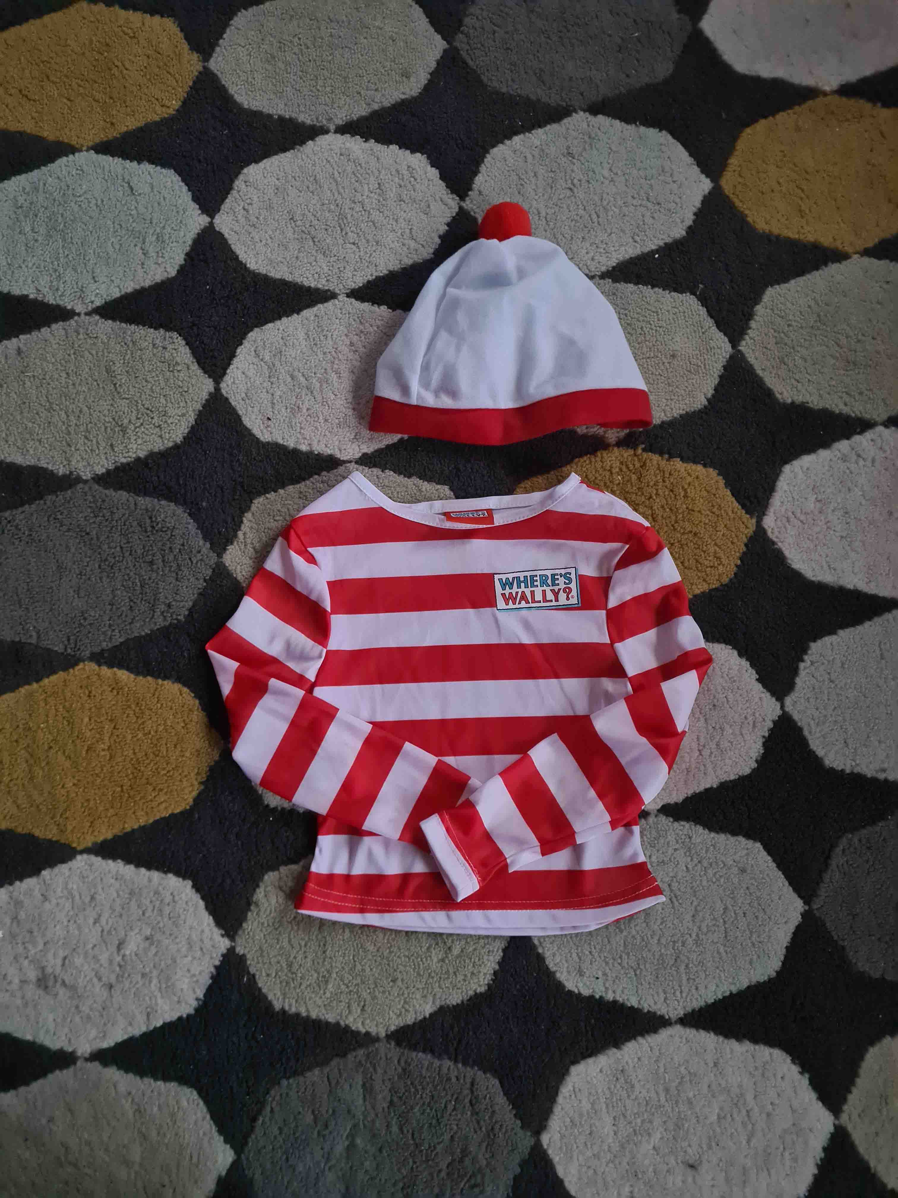 Where's Wally Top & Hat 4-6
