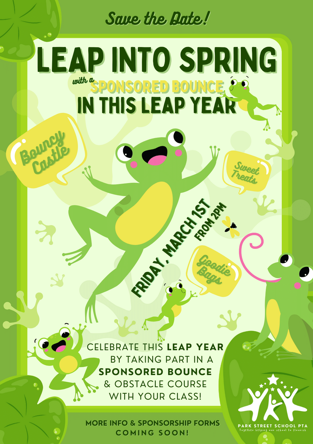 Leap Into Spring Sponsor Money (you can adjust the amount)