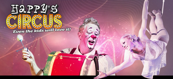 Happy's Circus is coming to Guston School! 