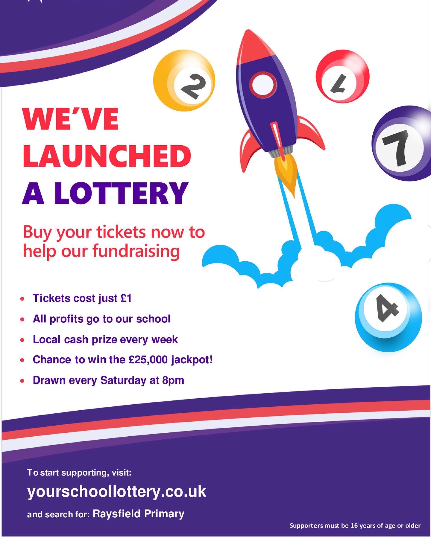 Your School Lottery Launched!