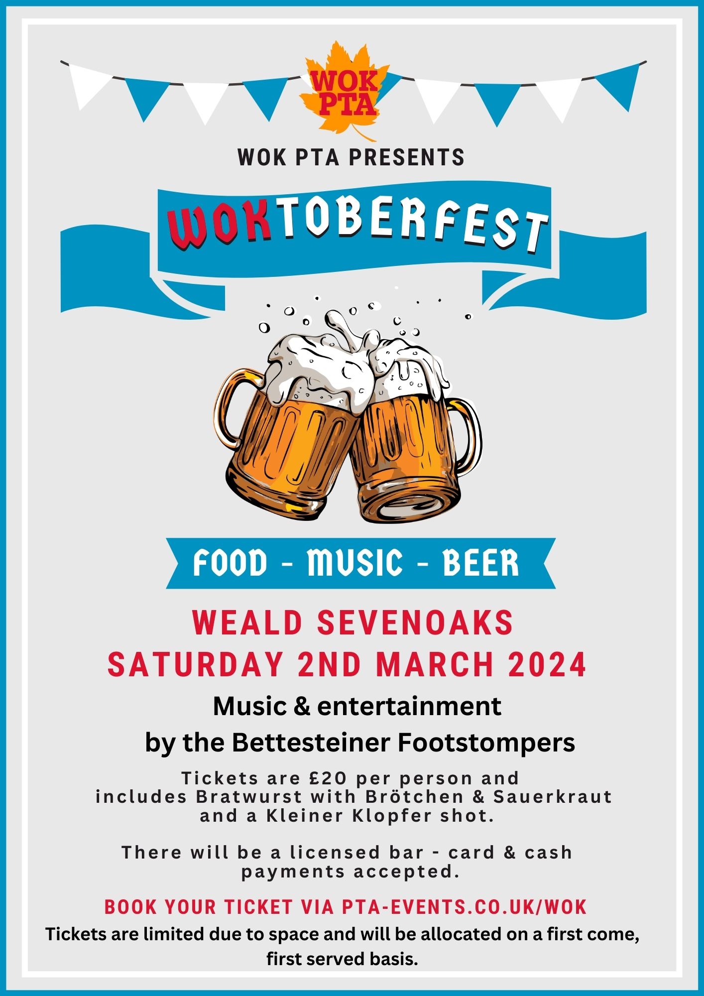 Sevenoaks WOKtoberfest 2nd March 2024