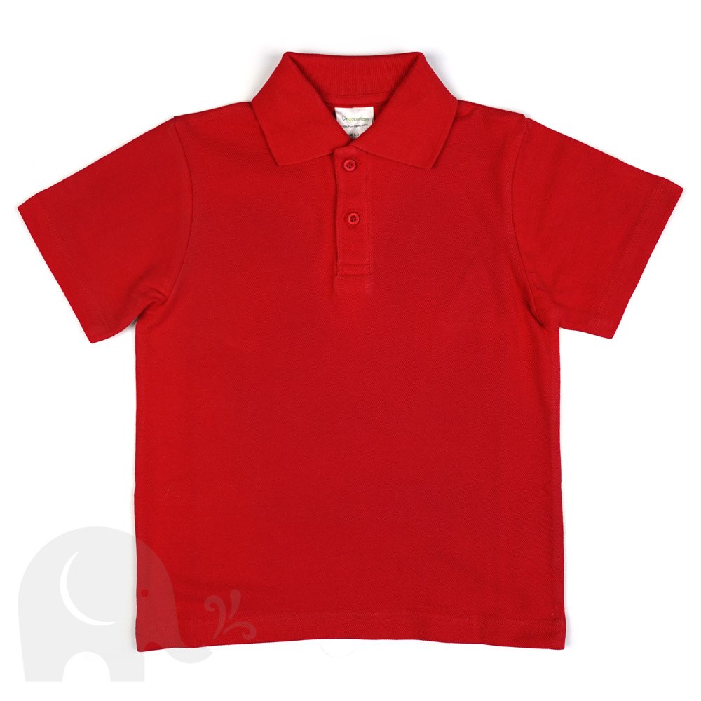 BOYS' RED POLO SHIRT - AGE 10-11 YEARS